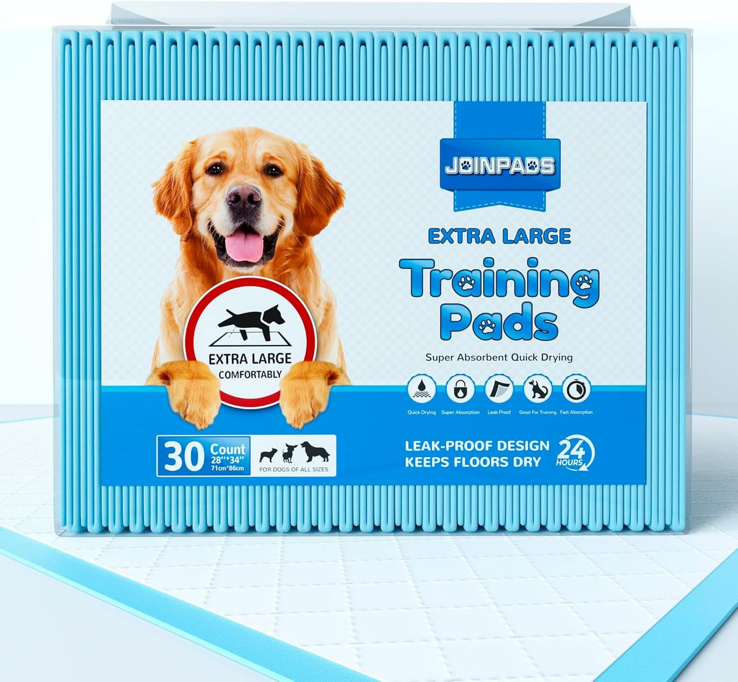 Dog Pee Pad, Puppy Potty Training Pet Pads Dog Pads Extra Large Disposable Super Absorbent & Leak - Free Pee Pads 28"X34" - FurrrBabies & More! - 7445056591561