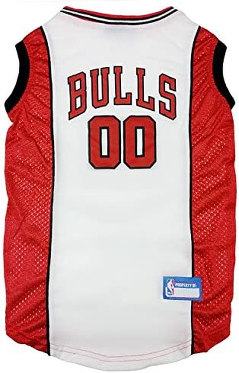 NBA CHICAGO BULLS DOG Jersey, X - Small - FurrrBabies & More! - 7445002618656