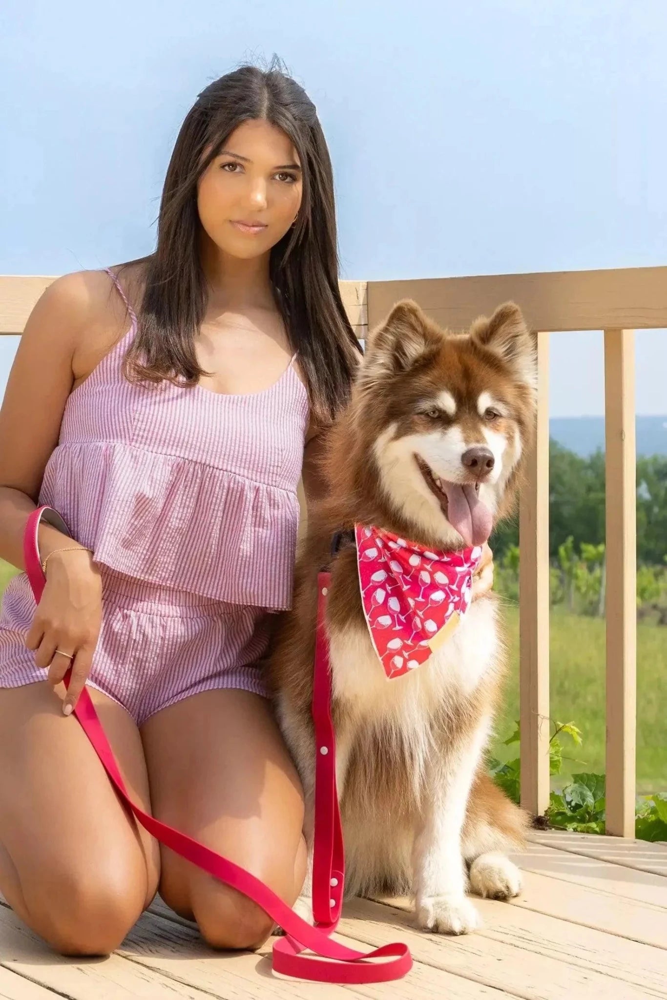 Red Mountain Syrah Dog Bandana - FurrrBabies & More! - 3531984192742bandana