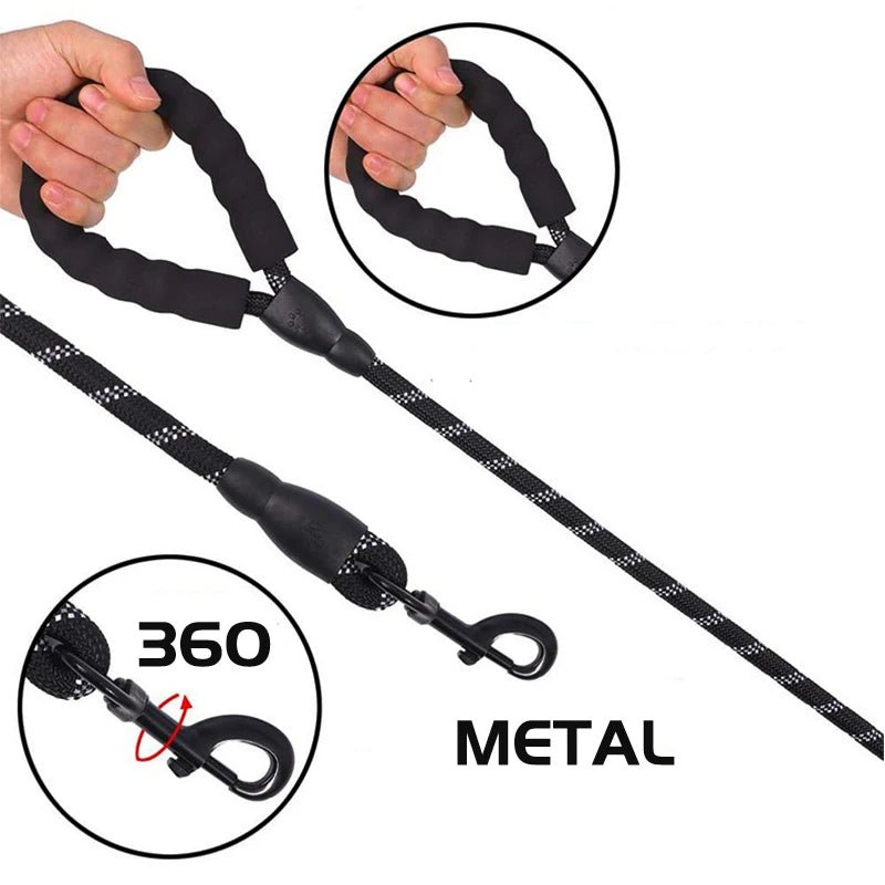 120/150/200/300CM Strong Leashes for Dogs Soft Handle Dog Leash Reinforced Leash for Small Medium Large Dogs Big Dog Supplies - FurrrBabies & More! - 313036710745
