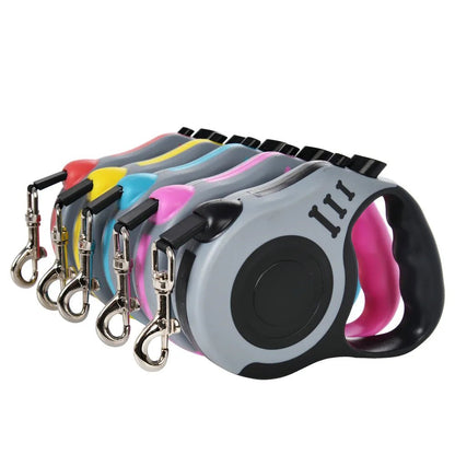 3M 5M Dog Leash for Small Dogs Cat Automatic Retractable Durable Nylon Lead Puppy Outdoor Travel Walking Hiking Traction Rope - FurrrBabies & More! - 7445012024003