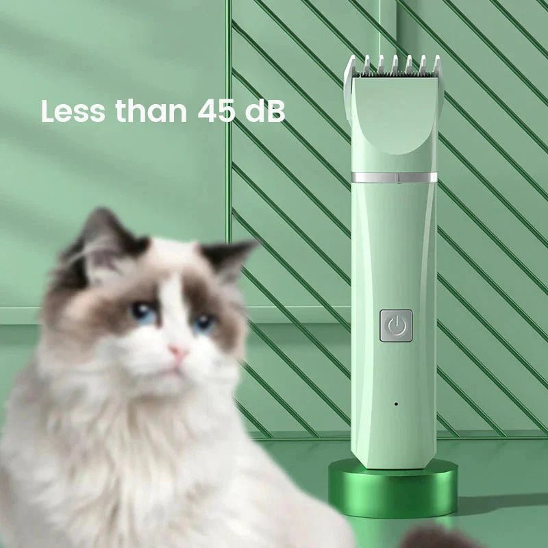 4 in 1 Electric Pet Grooming Kit - Hair Trimmer, Clippers, Nail Grinder for Cats & Dogs - FurrrBabies & More! - 