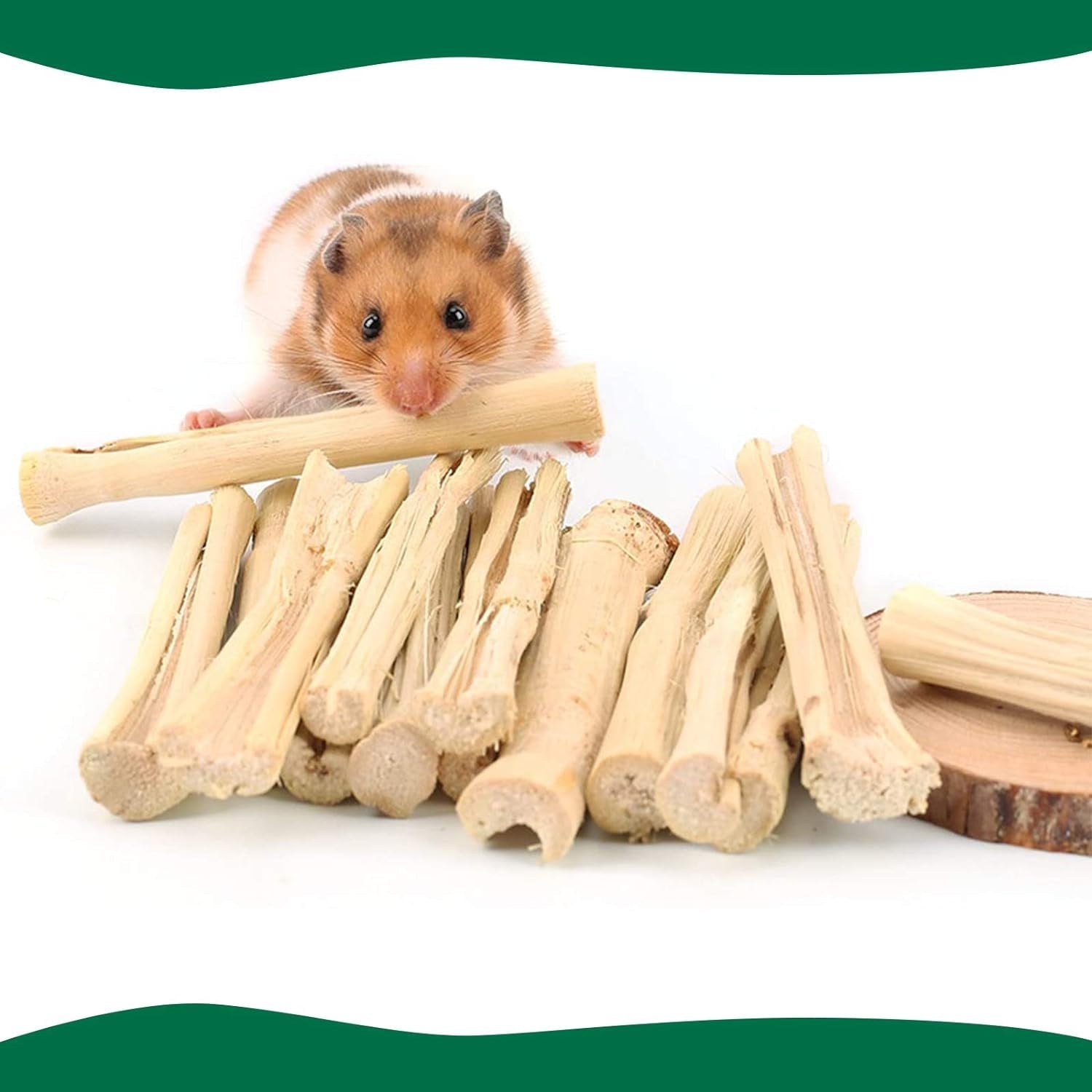 500G Pet Snacks Sweet Bamboo Chew Toy for Squirrel Rabbits Guinea Pigs Chinchilla Hamster - FurrrBabies & More! - 7445004980904