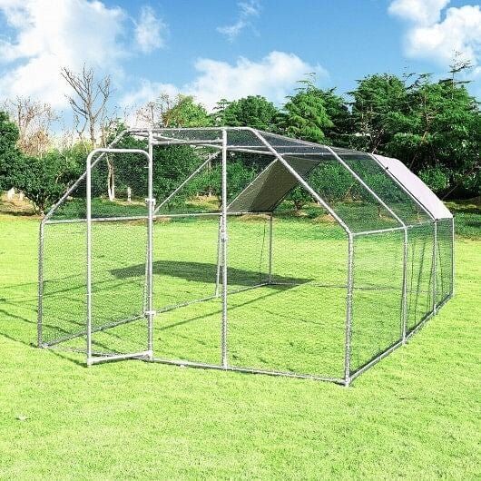 9.5 x 12.5 Feet Large Walk In Chicken Coop Run House - FurrrBabies & More! - Chicken Coops