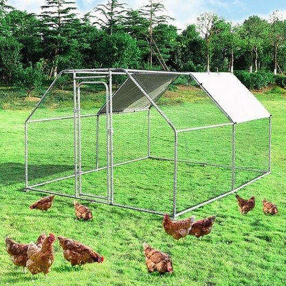 9.5 x 12.5 Feet Large Walk In Chicken Coop Run House - FurrrBabies & More! - Chicken Coops