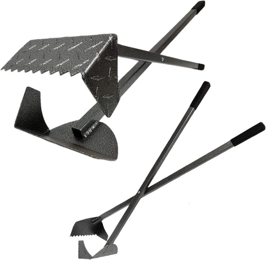 Activedogs Dog Poop Scooper Heavy Duty - Best Ever Dog Pooper Scooper with Teeth - Powder Coated Welded Aluminum Metal & Solid Bolt Pet Waste Removal Shovel, USA Made - FurrrBabies & More! - 726084091610