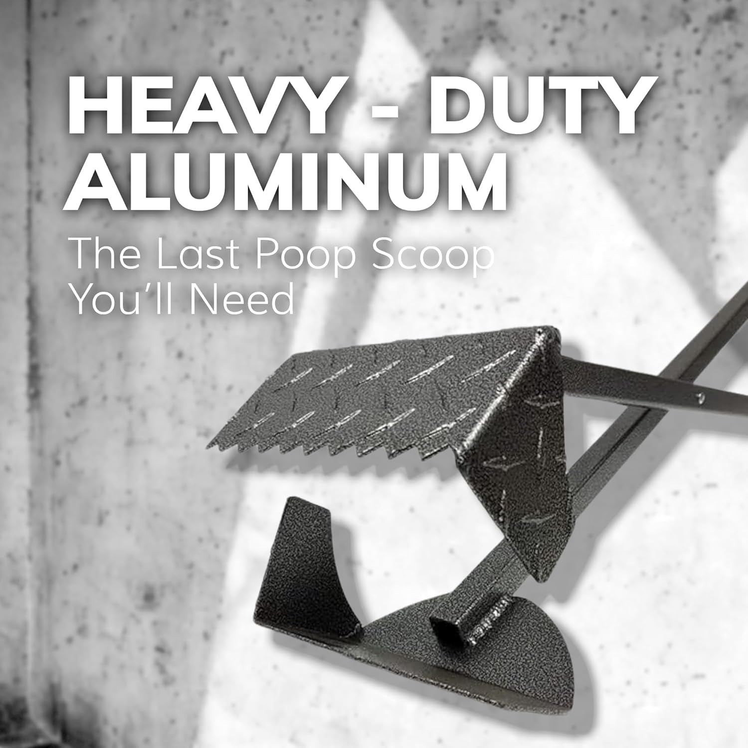 Activedogs Dog Poop Scooper Heavy Duty - Best Ever Dog Pooper Scooper with Teeth - Powder Coated Welded Aluminum Metal & Solid Bolt Pet Waste Removal Shovel, USA Made - FurrrBabies & More! - 726084091610