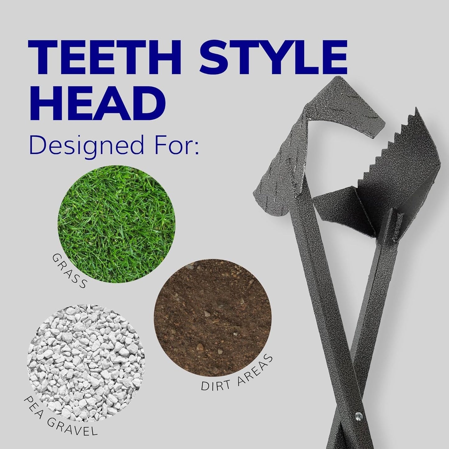 Activedogs Dog Poop Scooper Heavy Duty - Best Ever Dog Pooper Scooper with Teeth - Powder Coated Welded Aluminum Metal & Solid Bolt Pet Waste Removal Shovel, USA Made - FurrrBabies & More! - 726084091610
