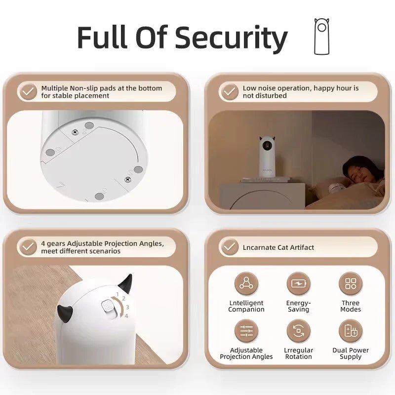 Automatic Cat Toy – Interactive Smart LED Laser - FurrrBabies & More! - 