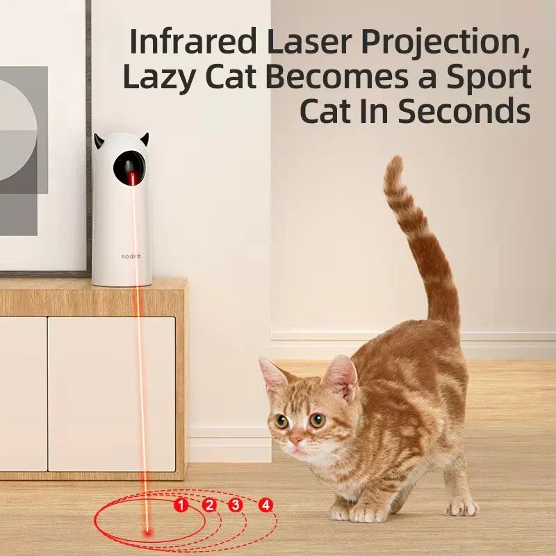 Automatic Cat Toy – Interactive Smart LED Laser - FurrrBabies & More! - 
