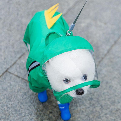 Autumn Pet Rainy Clothes - Small Dog Puppies Raincoat - FurrrBabies & More! - Dog Clothing & Accessories