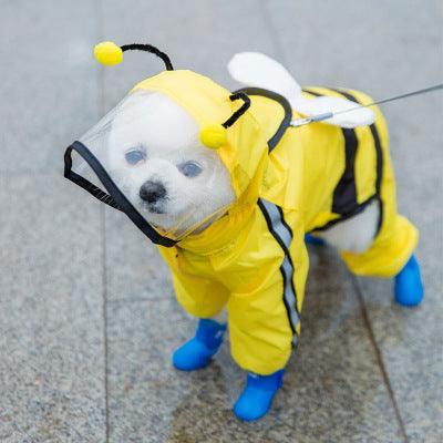 Autumn Pet Rainy Clothes - Small Dog Puppies Raincoat - FurrrBabies & More! - Dog Clothing & Accessories