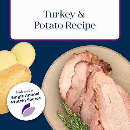 Basics Grain - Free Dry Cat Food, Skin & Stomach Care, Limited Ingredient Diet for Indoor Cats, Turkey & Potato Recipe, 11 - Lb. Bag - FurrrBabies & More! - 313023148100