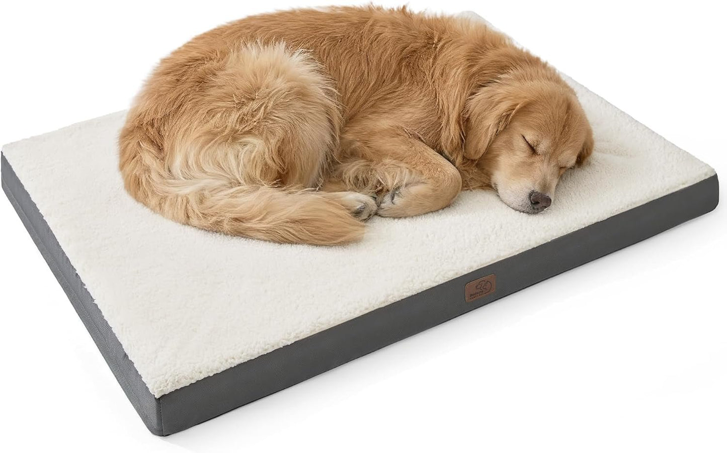 Bedsure XL Dog Beds Large Sized Dog - Comfy Flat Extra Large Pet Beds with Removable Washable Cover, Orthopedic Egg Crate Foam Mat, Suitable for Pet up to 100 Lbs - FurrrBabies & More! - 7445039748739
