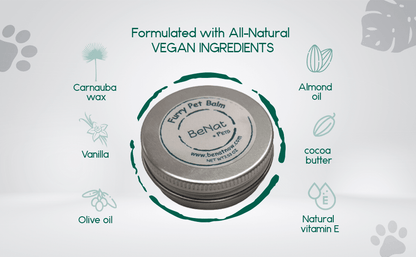 BeNat Pets. Furry Pet Balm. 0.9 oz. - FurrrBabies & More! - 00850031326811pet balm