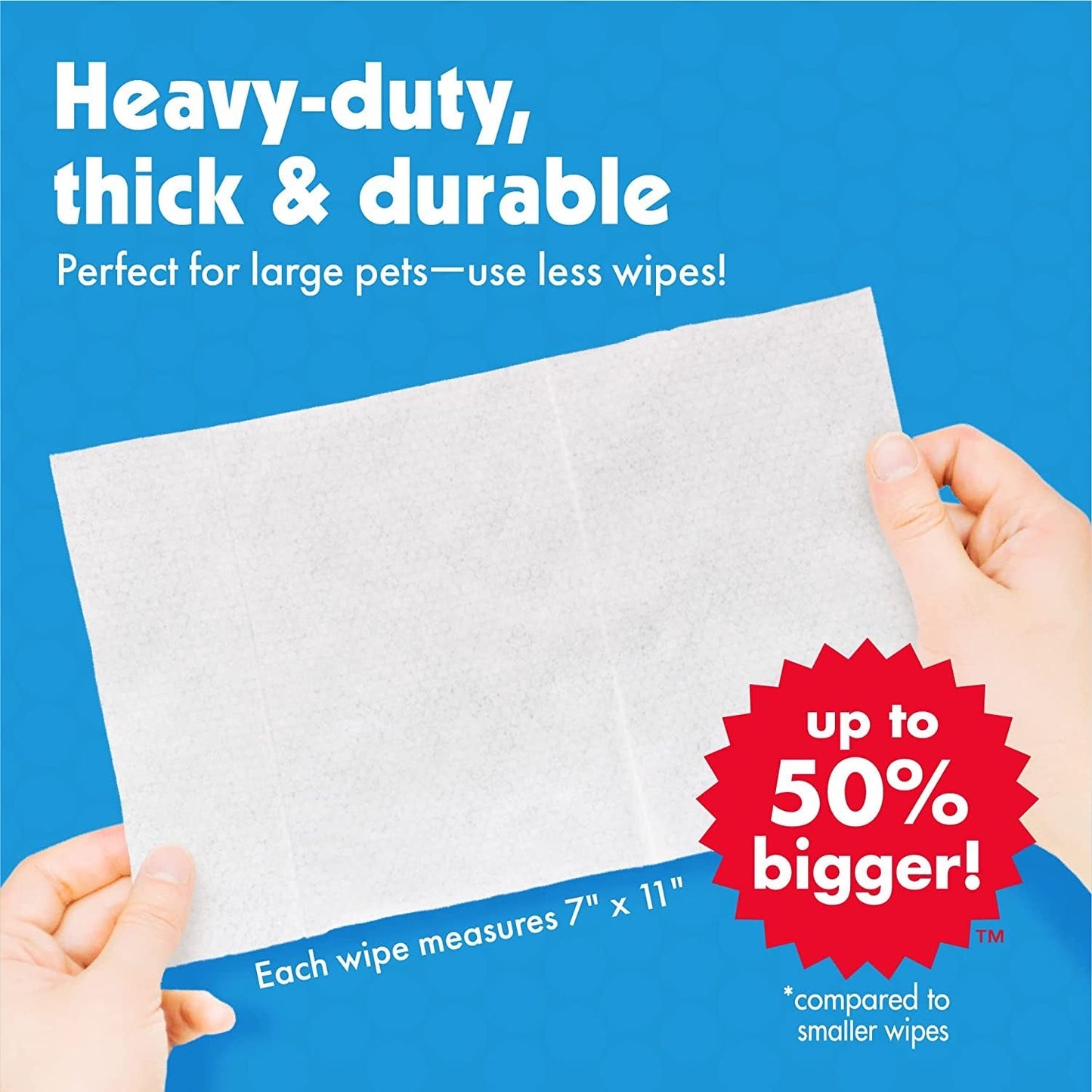 Big N' Thick Petwipes 100 Ct - FurrrBabies & More! - 705353430800