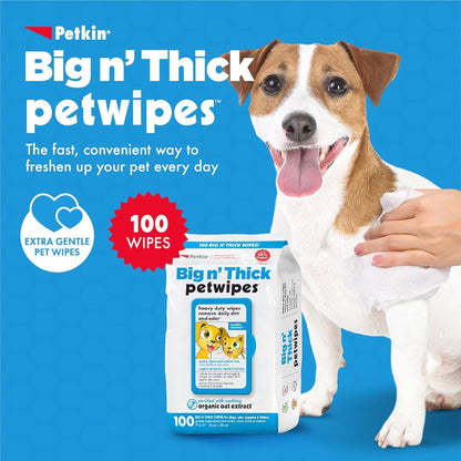 Big N' Thick Petwipes 100 Ct - FurrrBabies & More! - 705353430800