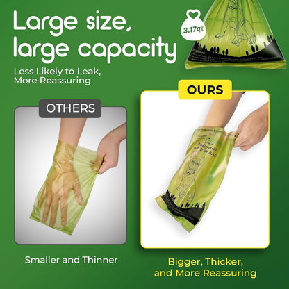 Biodegradable Dog Poop Bags Rolls 360 Count Scented, Leak Proof and Extra Thick Waste Bag Refill (Scented) - FurrrBabies & More! - 744110025590