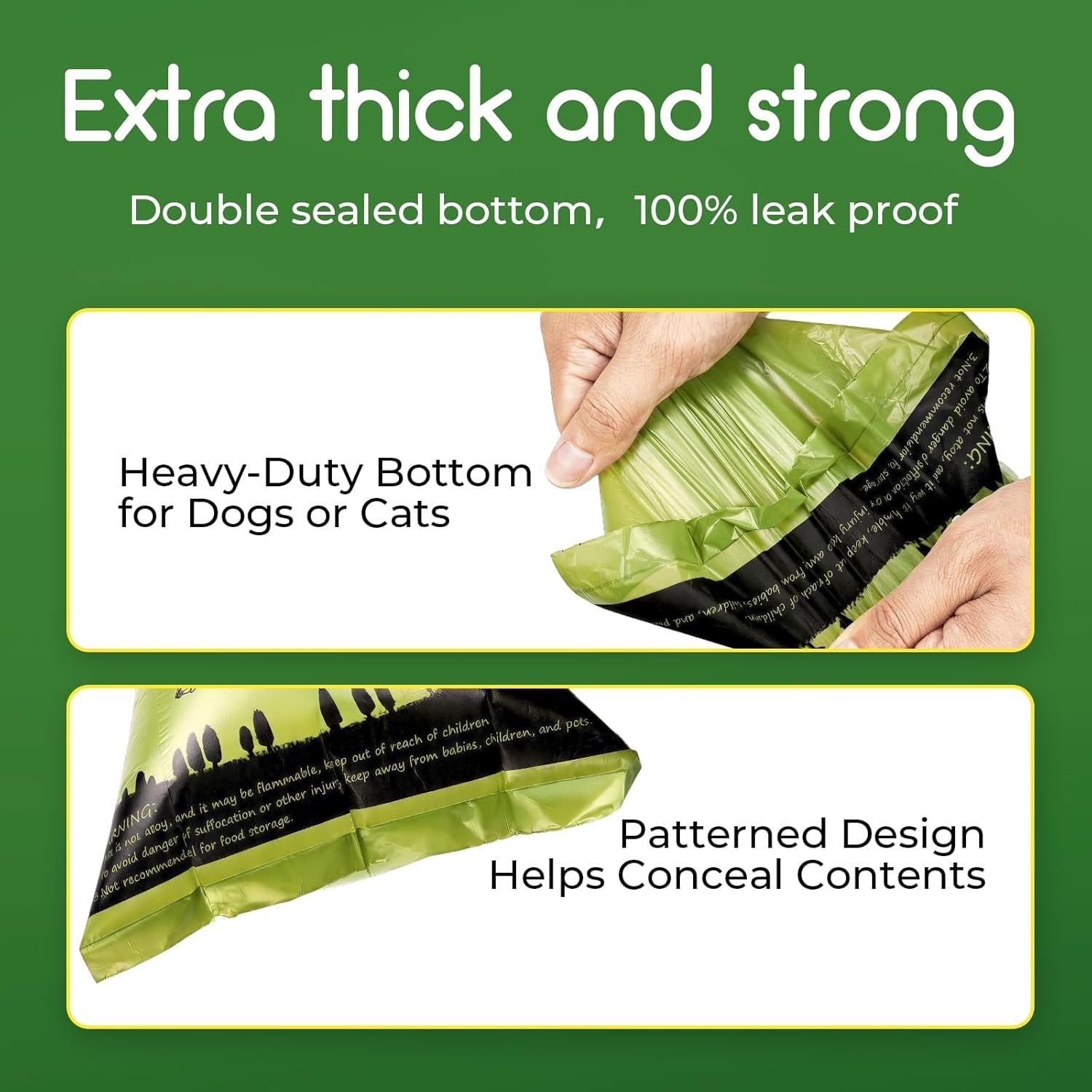 Biodegradable Dog Poop Bags Rolls 360 Count Scented, Leak Proof and Extra Thick Waste Bag Refill (Scented) - FurrrBabies & More! - 744110025590