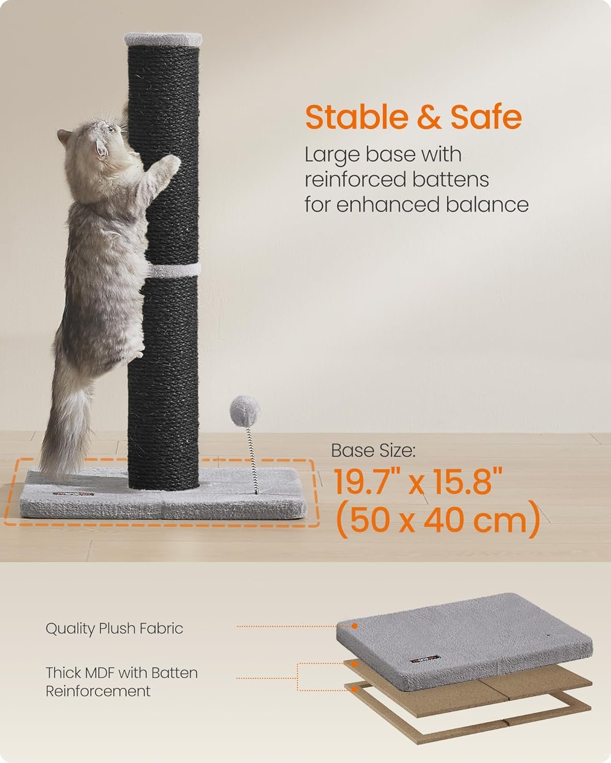 Cat Scratching Post Sisal - FurrrBabies & More! - 7445016762789