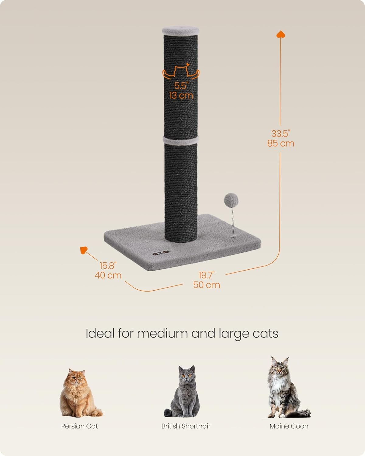 Cat Scratching Post Sisal - FurrrBabies & More! - 7445016762789