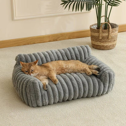 Cat Sofa Bed Soft - FurrrBabies & More! - 7445026721783