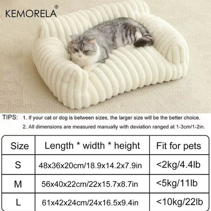 Cat Sofa Bed Soft - FurrrBabies & More! - 744760012032