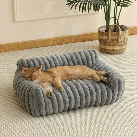 Cat Sofa Bed Soft - FurrrBabies & More! - 744760012032