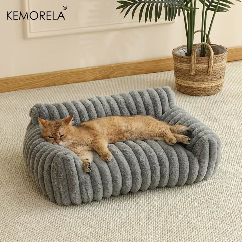 Cat Sofa Bed Soft - FurrrBabies & More! - 744760012032