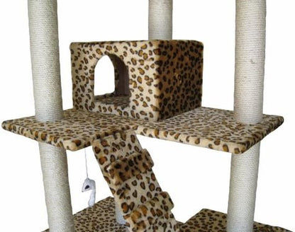 Cat Tree Leopard Print - FurrrBabies & More! - 726084475090