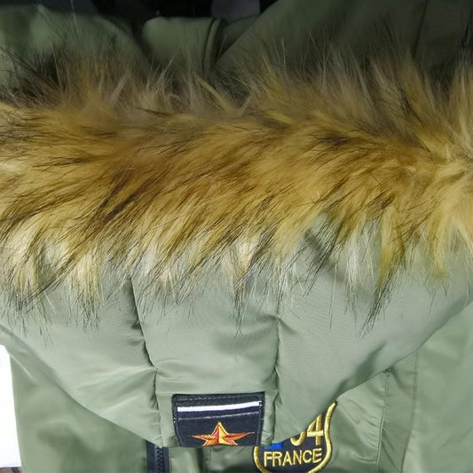 Cozy Canine Cotton Jacket: Stylish And Warm Winter Wear For Large Dogs - FurrrBabies & More! - Dog Clothing & Accessories