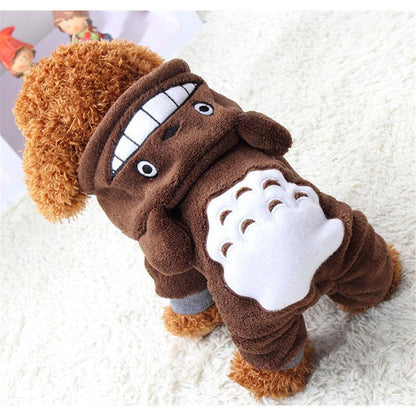 Cozy Cotton Pet Transformation Hoodie - My Neighbor Totoro Collection - FurrrBabies & More! - Dog Clothing & Accessories