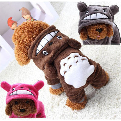 Cozy Cotton Pet Transformation Hoodie - My Neighbor Totoro Collection - FurrrBabies & More! - Dog Clothing & Accessories