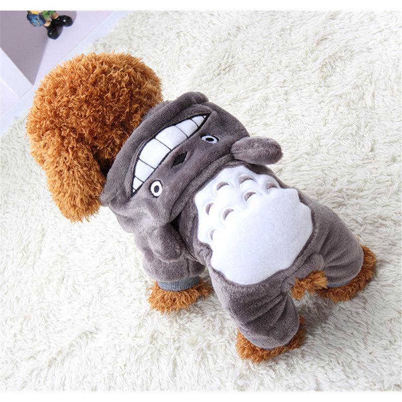 Cozy Cotton Pet Transformation Hoodie - My Neighbor Totoro Collection - FurrrBabies & More! - Dog Clothing & Accessories