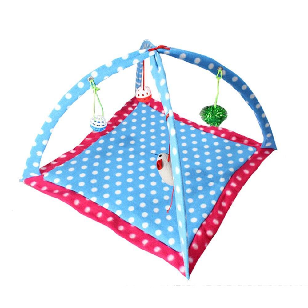 Cozycat Foldable Cartoon Cat Play Tent Hammock: The Ultimate Cat Haven - FurrrBabies & More! - Cat Beds
