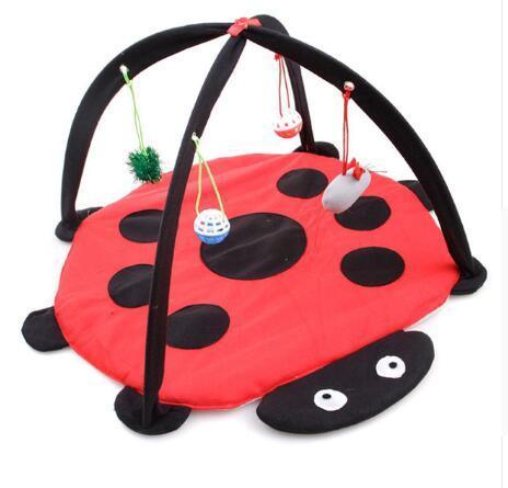 Cozycat Foldable Cartoon Cat Play Tent Hammock: The Ultimate Cat Haven - FurrrBabies & More! - Cat Beds