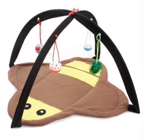 Cozycat Foldable Cartoon Cat Play Tent Hammock: The Ultimate Cat Haven - FurrrBabies & More! - Cat Beds