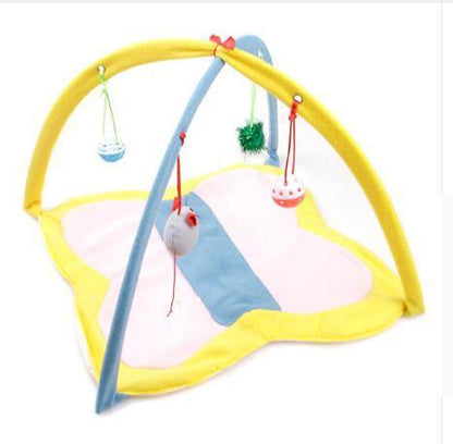 Cozycat Foldable Cartoon Cat Play Tent Hammock: The Ultimate Cat Haven - FurrrBabies & More! - Cat Beds