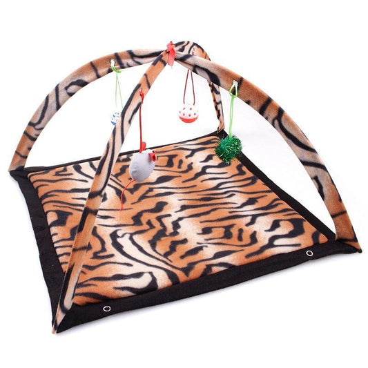 Cozycat Foldable Cartoon Cat Play Tent Hammock: The Ultimate Cat Haven - FurrrBabies & More! - Cat Beds