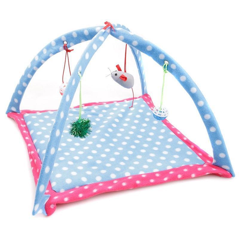 Cozycat Foldable Cartoon Cat Play Tent Hammock: The Ultimate Cat Haven - FurrrBabies & More! - Cat Beds