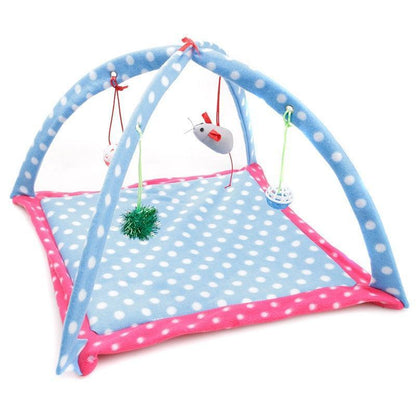 Cozycat Foldable Cartoon Cat Play Tent Hammock: The Ultimate Cat Haven - FurrrBabies & More! - Cat Beds