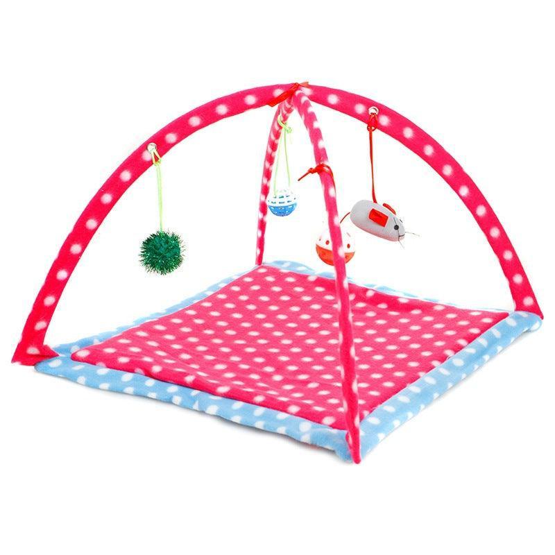 Cozycat Foldable Cartoon Cat Play Tent Hammock: The Ultimate Cat Haven - FurrrBabies & More! - Cat Beds