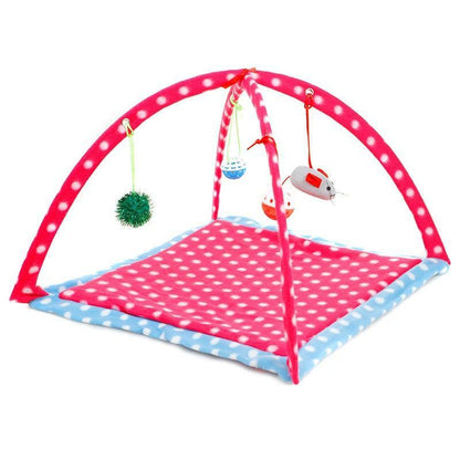 Cozycat Foldable Cartoon Cat Play Tent Hammock: The Ultimate Cat Haven - FurrrBabies & More! - Cat Beds