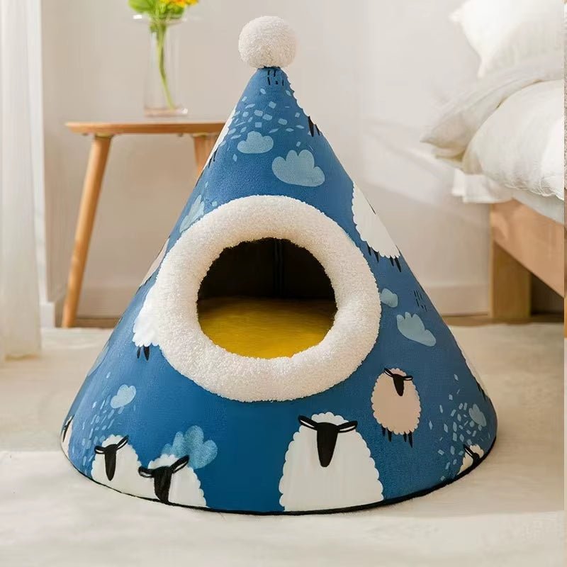 CozyPaws Tent Nest – All - Season Hideaway Bed for Dogs and Cats - FurrrBabies & More! - 744759453785
