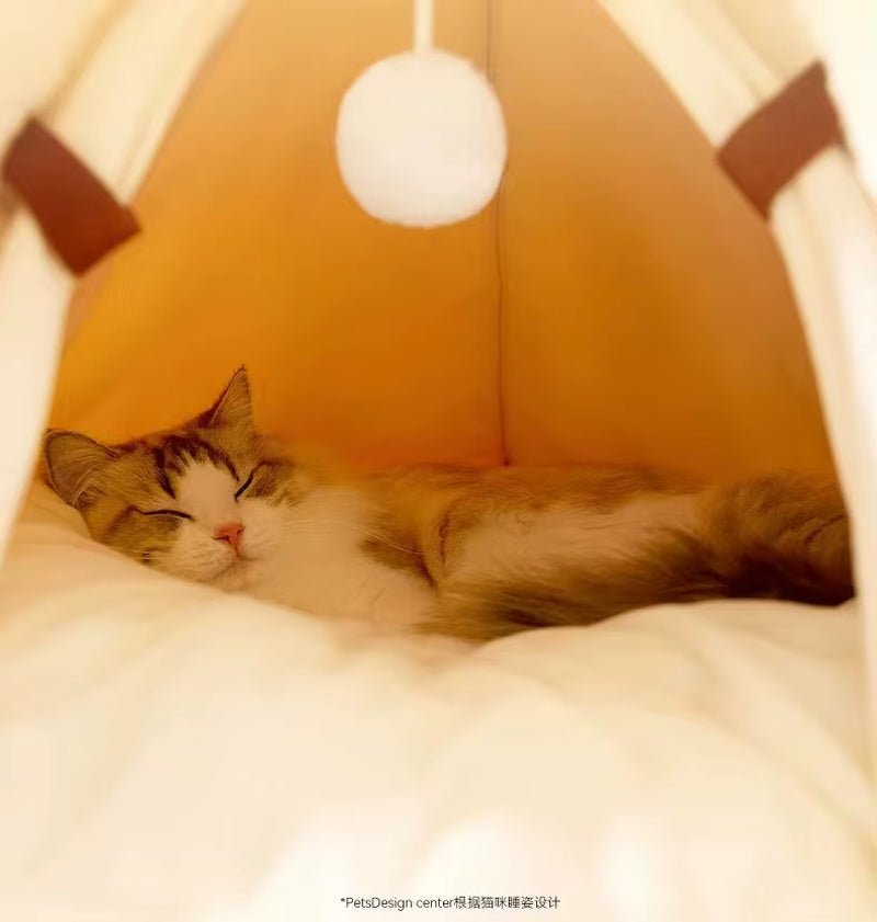 CozyPaws Tent Nest – All - Season Hideaway Bed for Dogs and Cats - FurrrBabies & More! - 744759453785