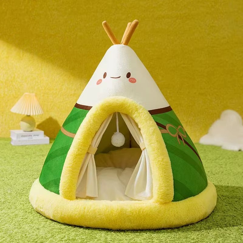 CozyPaws Tent Nest – All - Season Hideaway Bed for Dogs and Cats - FurrrBabies & More! - 726084577121