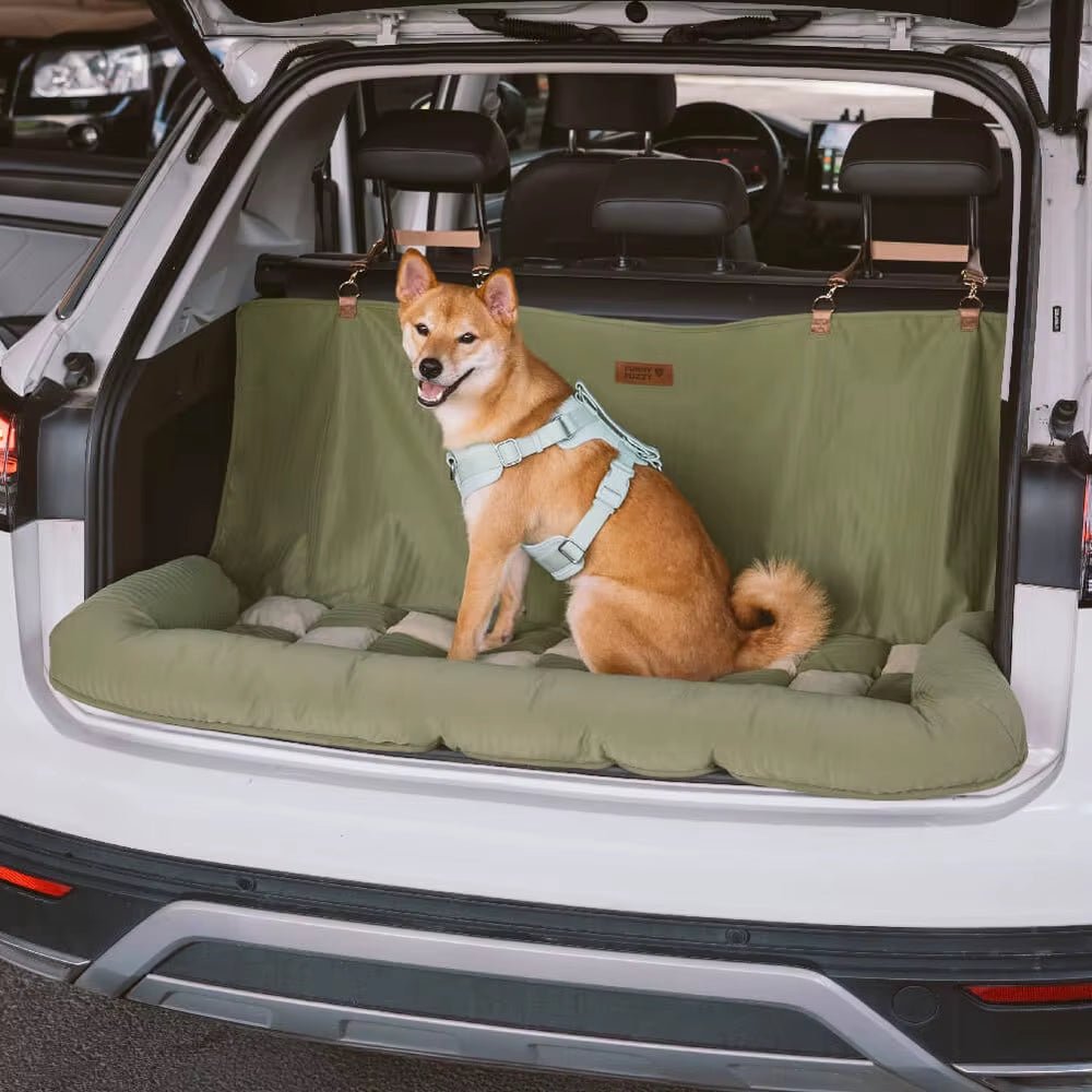 Deluxe Dog Car Seat Bed – Travel in Safety, Lounge in Style - FurrrBabies & More! - 7445024985910