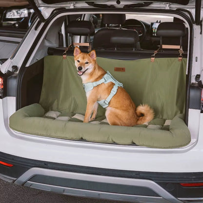 Deluxe Dog Car Seat Bed – Travel in Safety, Lounge in Style - FurrrBabies & More! - 7445024985910