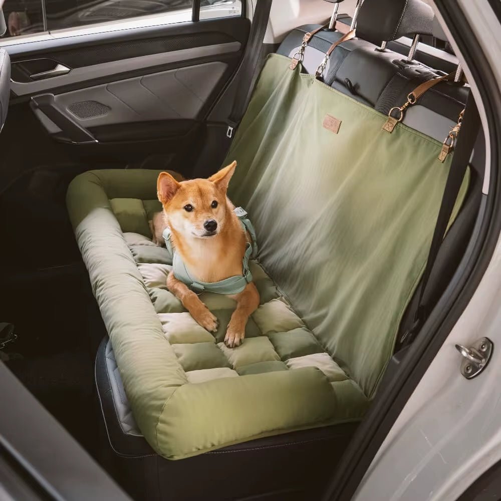 Deluxe Dog Car Seat Bed – Travel in Safety, Lounge in Style - FurrrBabies & More! - 7445024985910