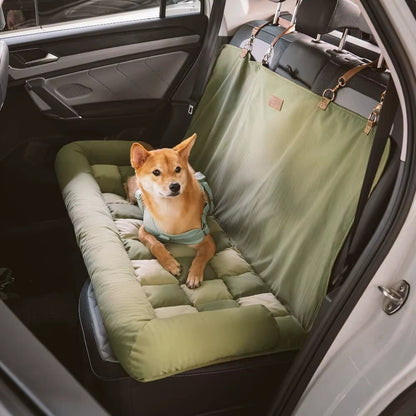 Deluxe Dog Car Seat Bed – Travel in Safety, Lounge in Style - FurrrBabies & More! - 7445024985910